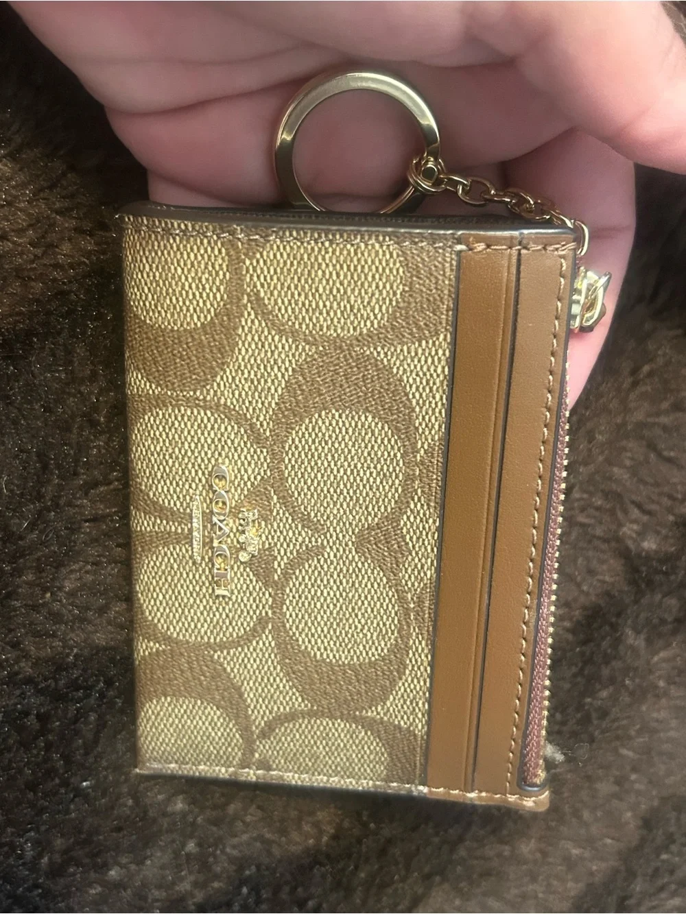Sold Coach Signature Teri Bag & Wallet